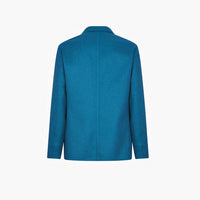 Veste à poches multiples en laine - Peacock