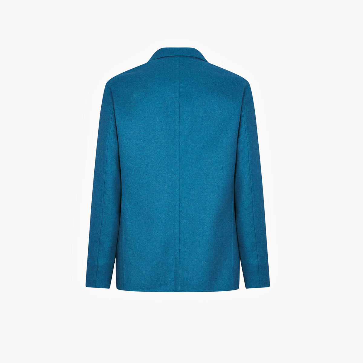Veste à poches multiples en laine - Peacock