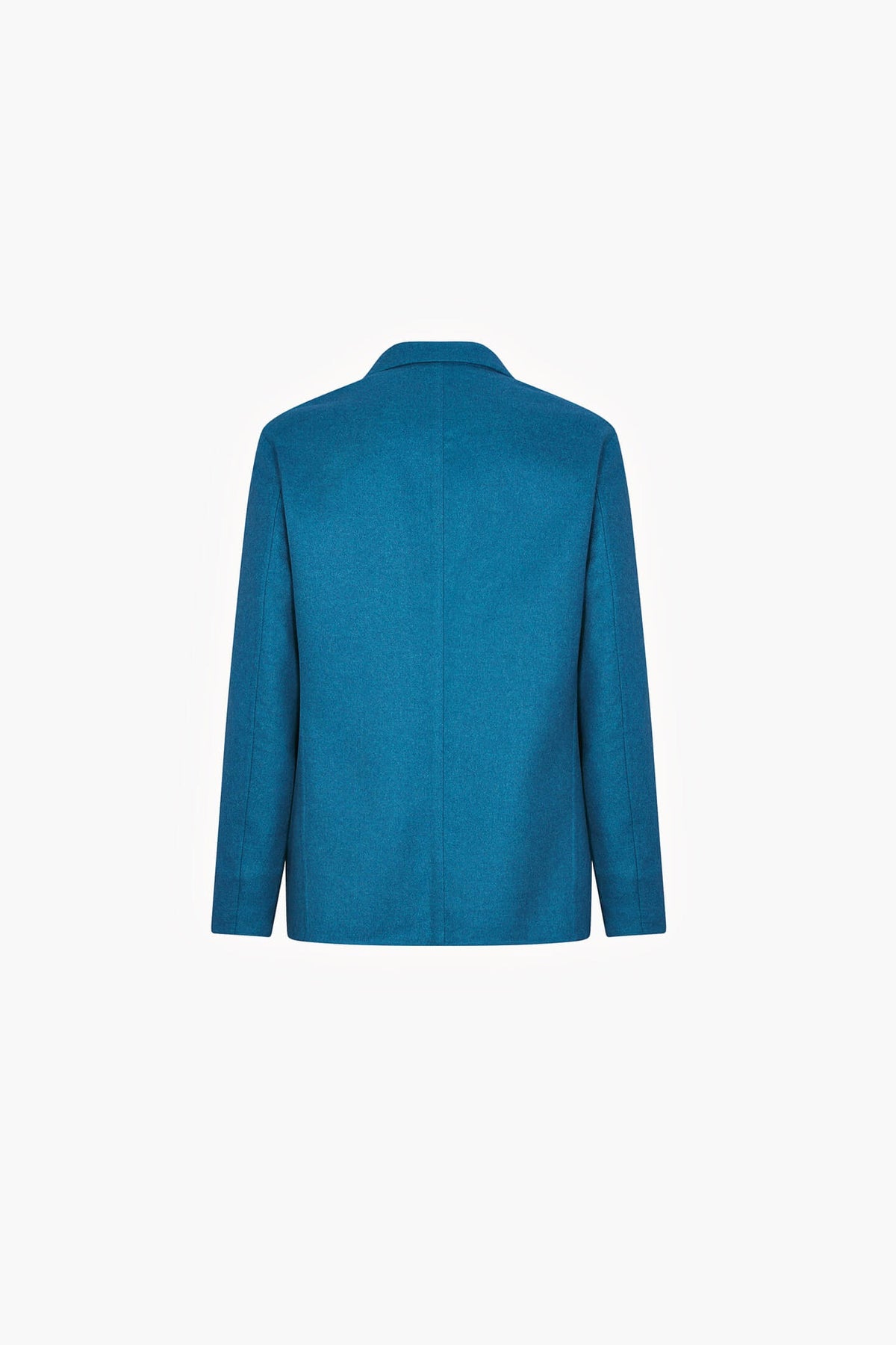 Veste à poches multiples en laine et cachemire - Peacock
