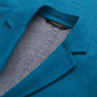Veste à poches multiples en laine - Peacock