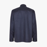 Surchemise à détails en cachemire - Bleu