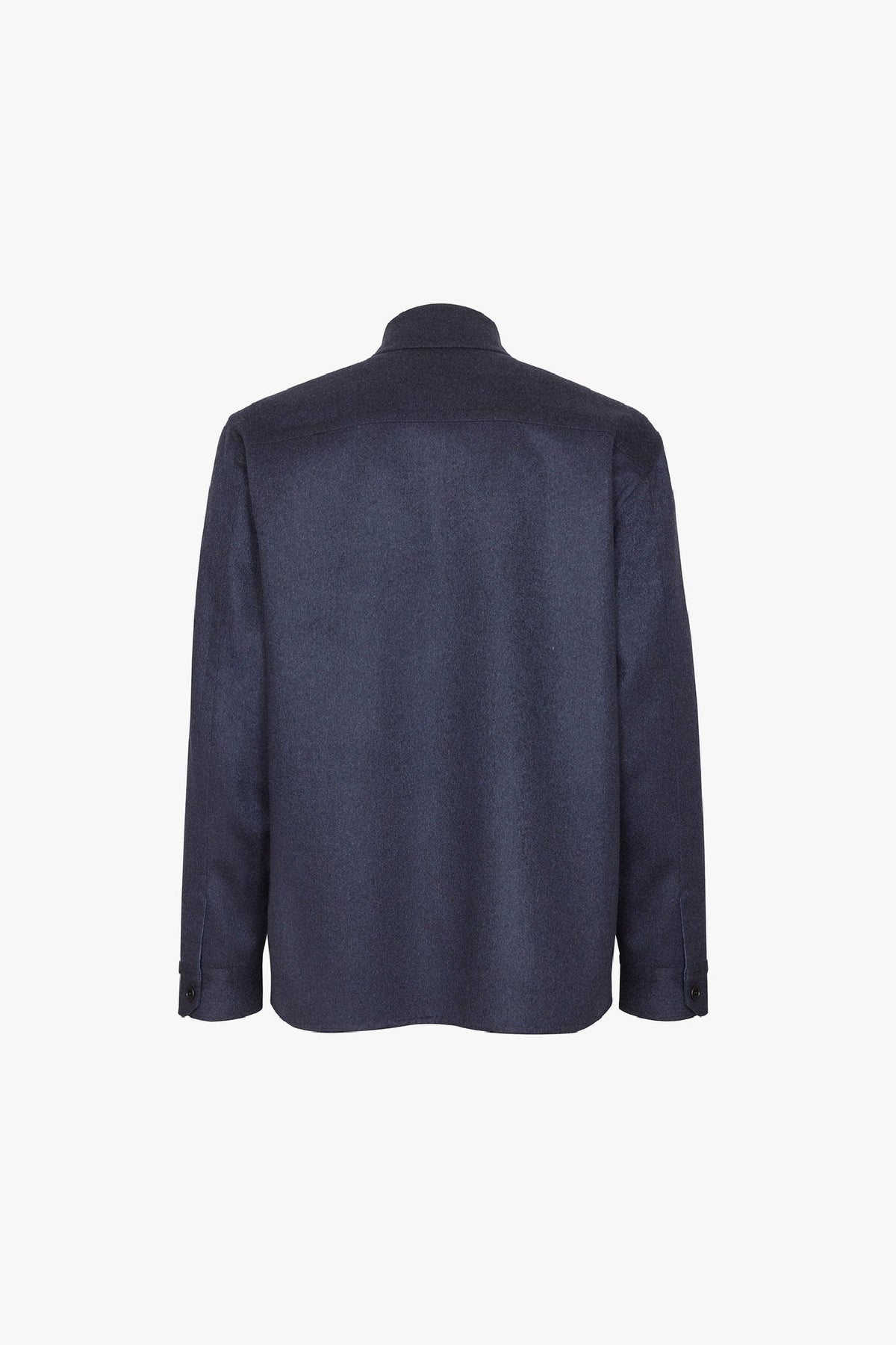 Surchemise à détails en cachemire - Bleu