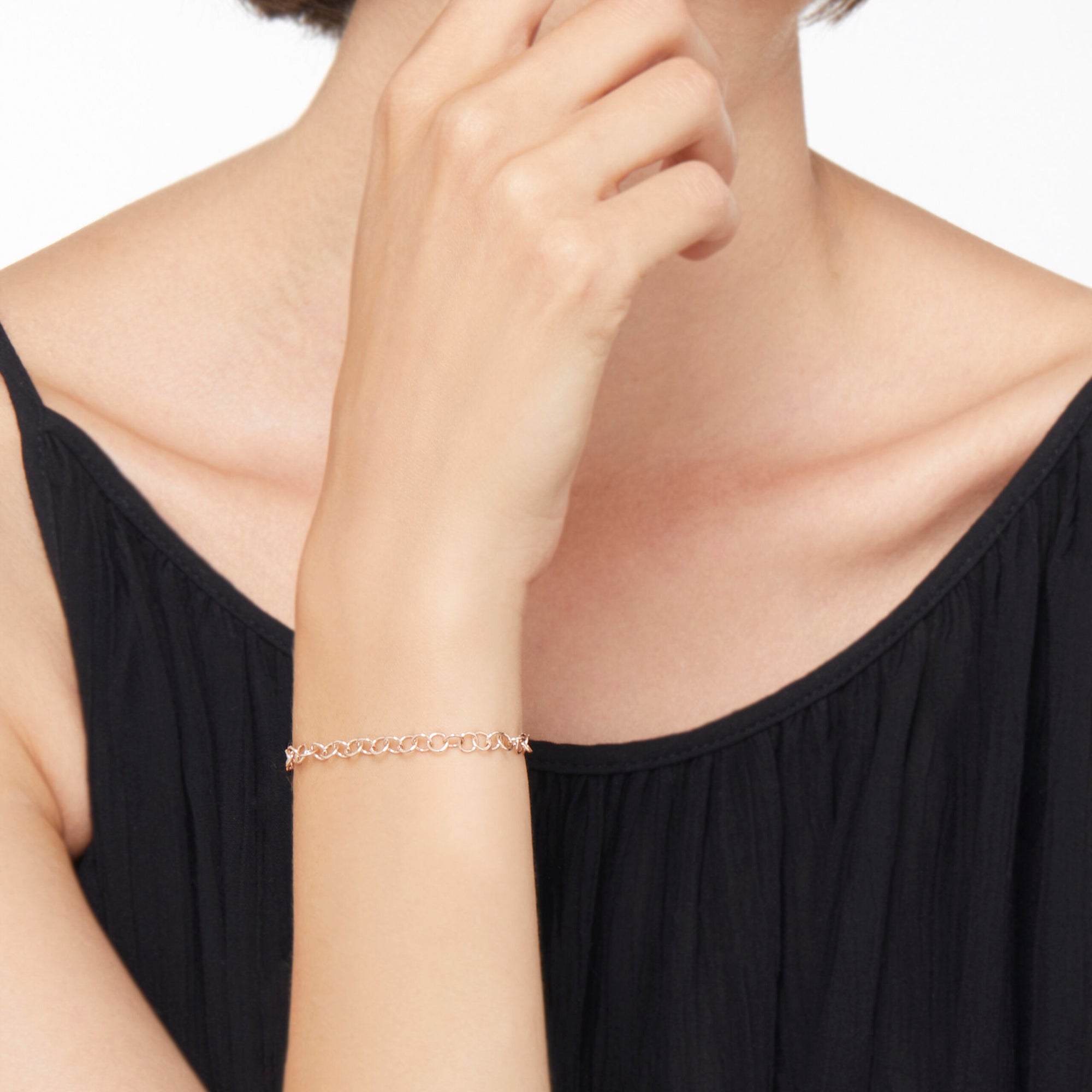 Bracelet Essentials en or rose 9K sans fermoir - Or Rose