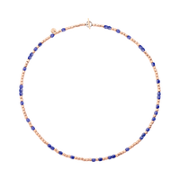 Granelli necklace in 9K pink gold and ceramic - Rose Gold
