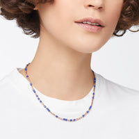 Granelli necklace in 9K pink gold and ceramic - Rose Gold