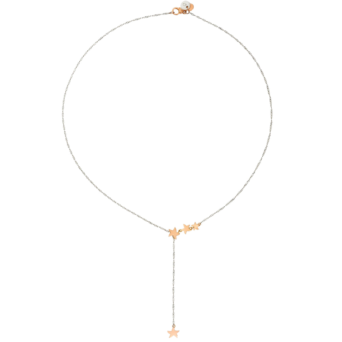 Collier Universe en or rose et argent - Rose & Argent