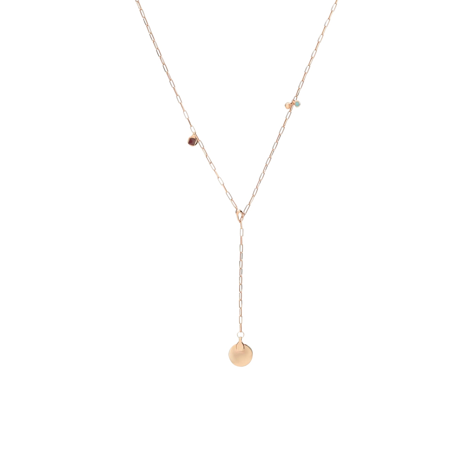 Collier Bazaar avec pendentif en argent plaqué or et émail - Argent