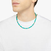 Collier Rondelle en argent plaqué or 18K et perles - Argent