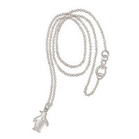 Collier Dodo Nature en or blanc 18K - Or Blanc