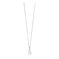 Collier Dodo Nature en or blanc 18K et diamant - Or Blanc