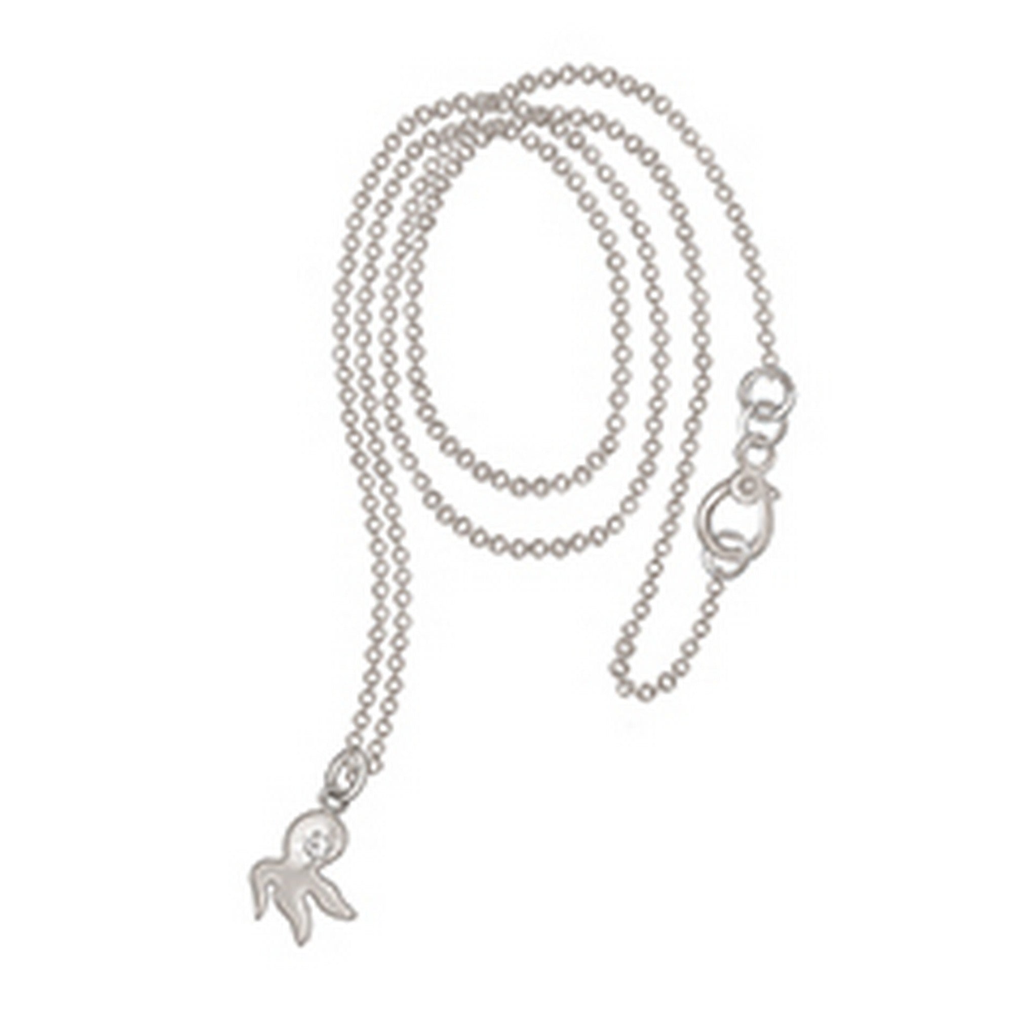 Collier Dodo Nature en or blanc 18K et diamant - Or Blanc