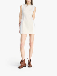 Mini Robe Fuselée - Off White/White