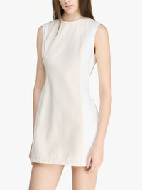 Mini Robe Fuselée - Off White/White