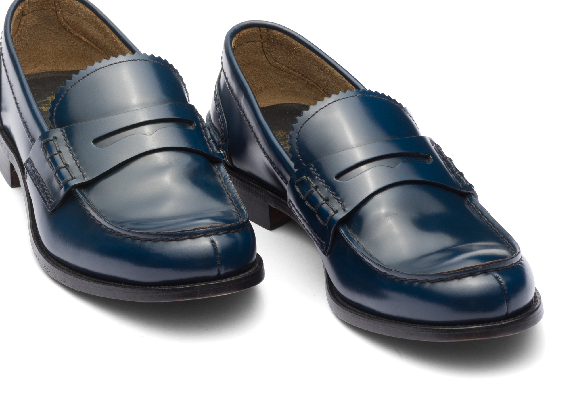 Pembrey Loafers - Navy Blue Smoked Bookbinder