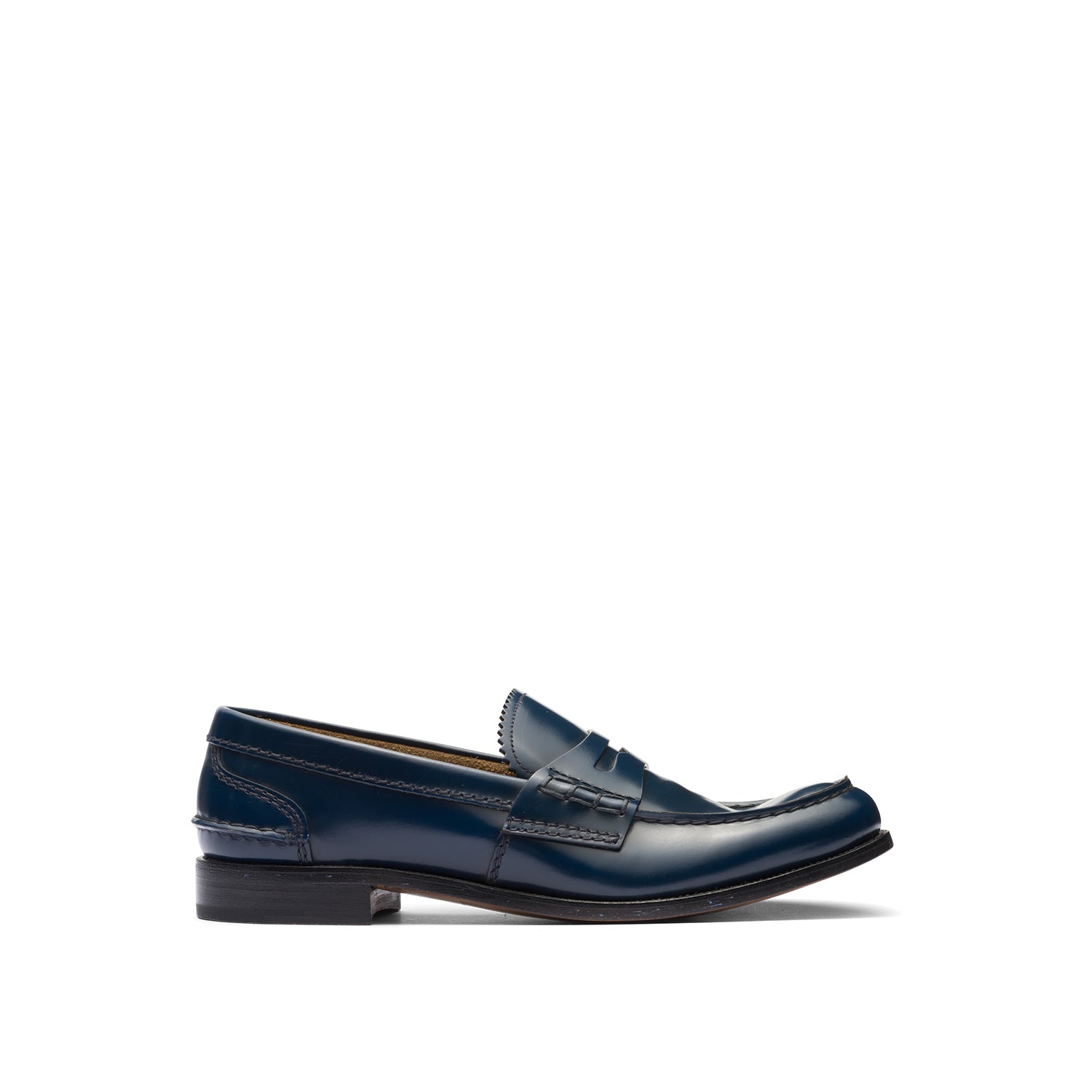 Pembrey Loafers - Navy Blue Smoked Bookbinder