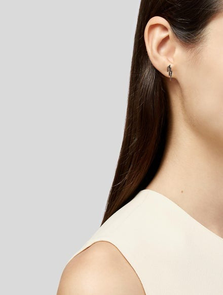 Mono boucle d'oreille Dodo Nature en or rose 9K et diamants - Or Rose