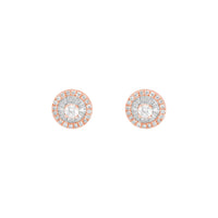 BOUCLES D OREILLES UNION OR ROSE