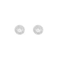 BOUCLES D OREILLES UNION OR BLANC