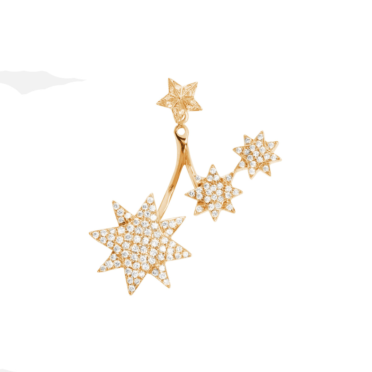 BOUCLES D OREILLES SOLEIL OR JAUNE