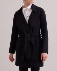 Manteau Delacroix en laine - Black