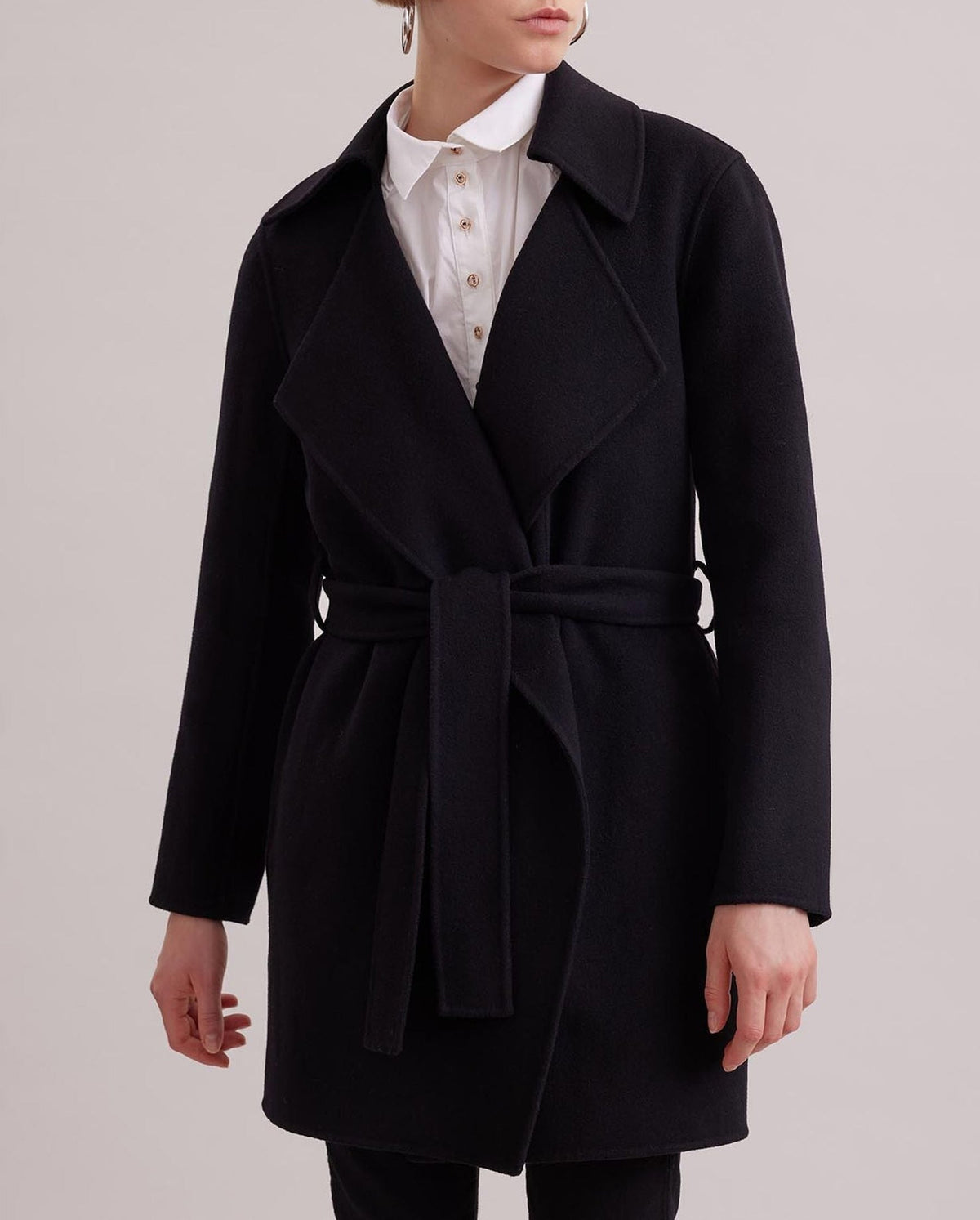 Manteau Delacroix en laine - Black