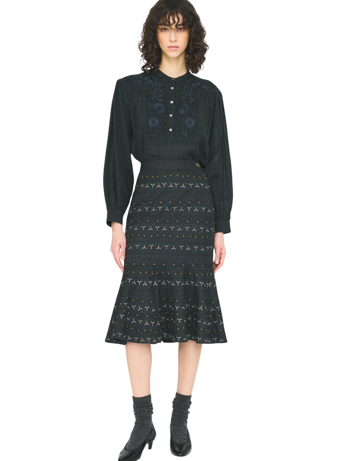 Blouse Delbir - Dark Green