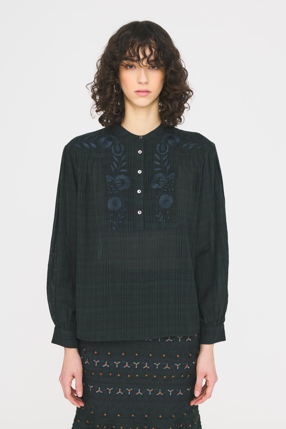 Blouse Delbir - Dark Green