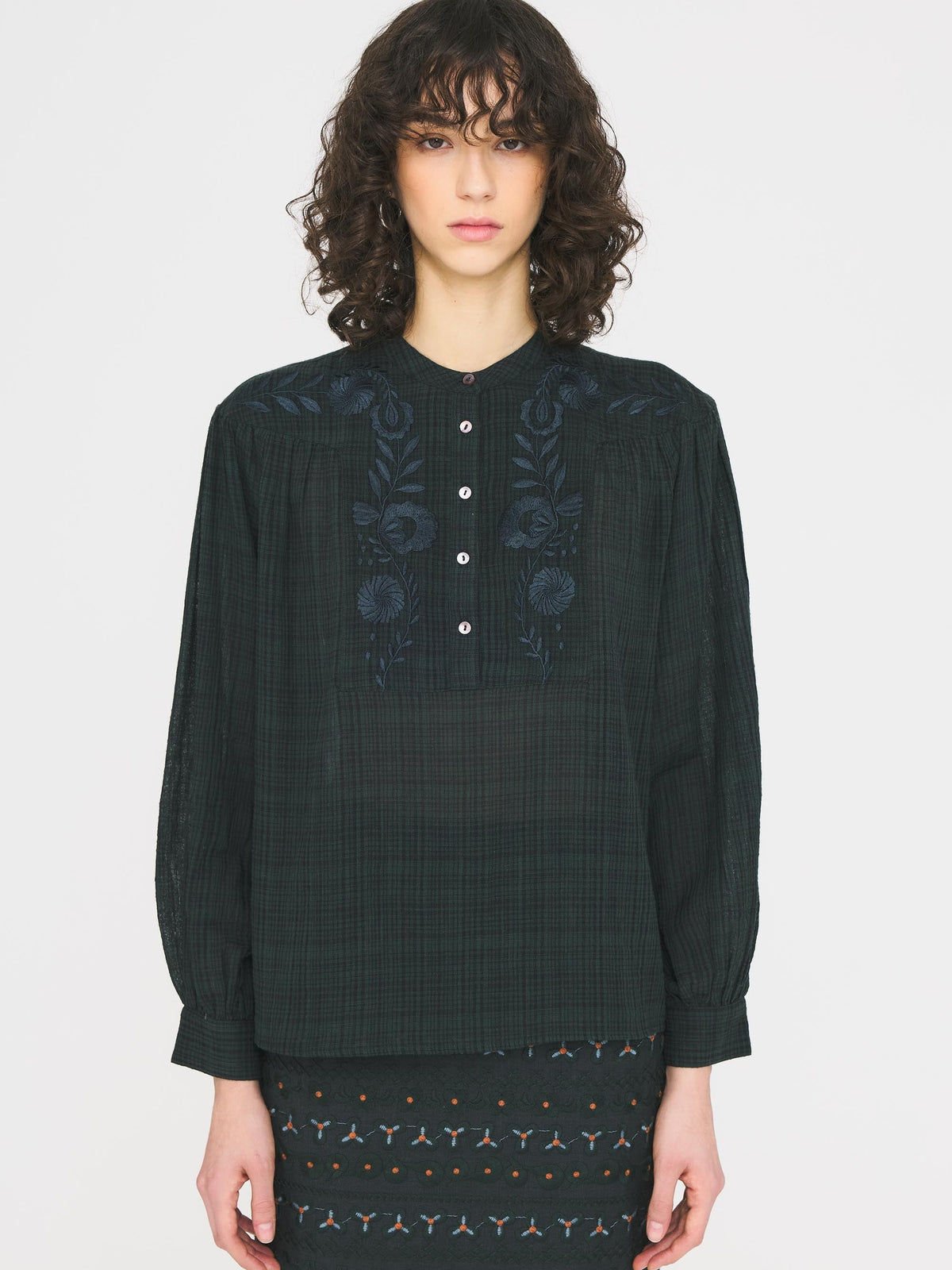 Blouse Delbir - Dark Green