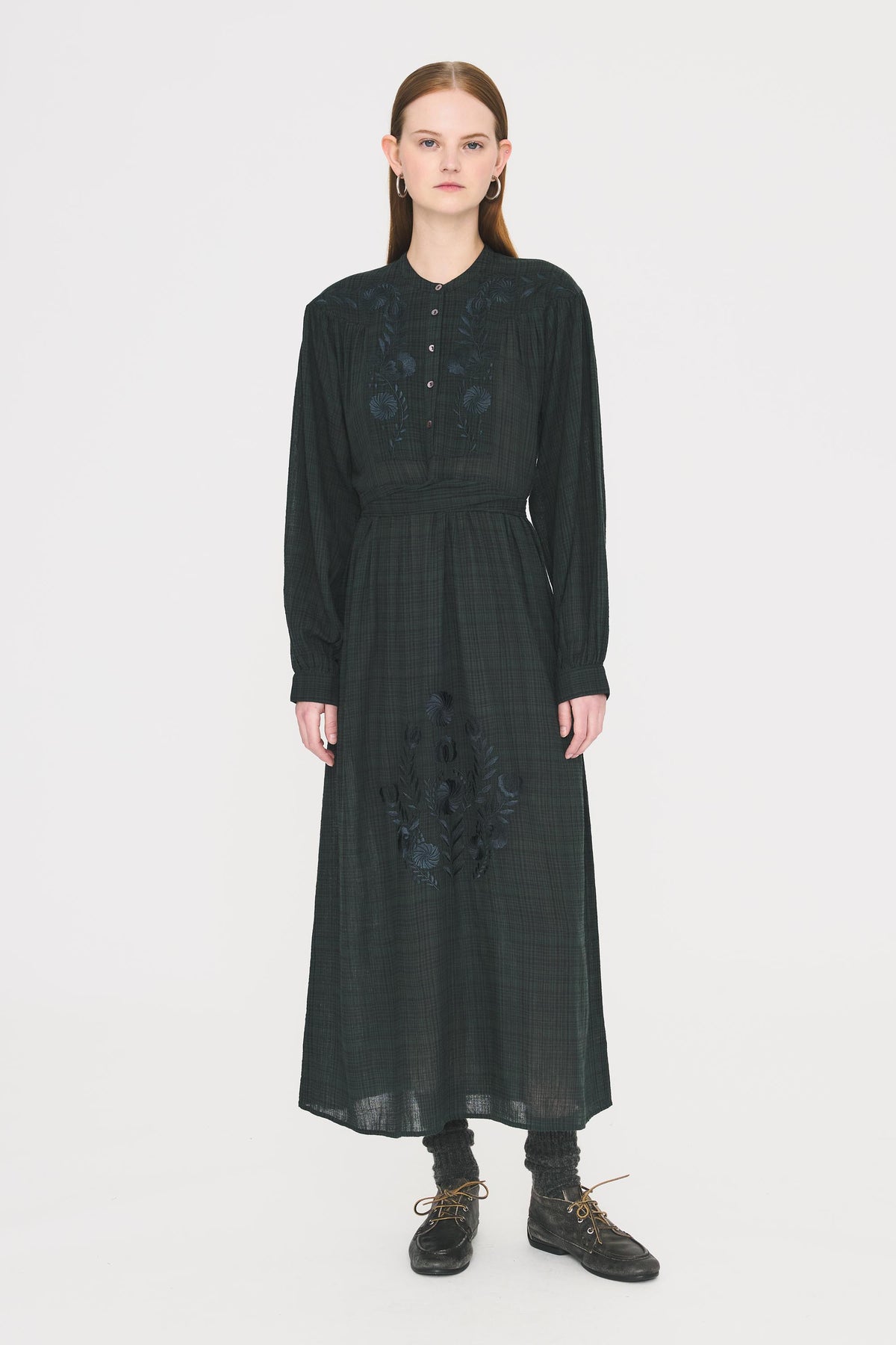 Robe longue Delbir - Dark Green