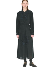 Robe longue Delbir - Dark Green