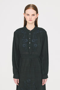 Robe longue Delbir - Dark Green