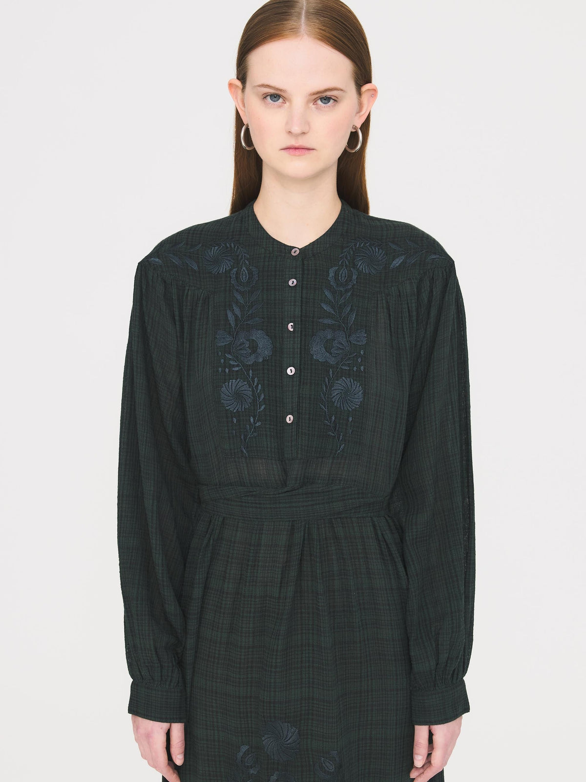 Robe longue Delbir - Dark Green