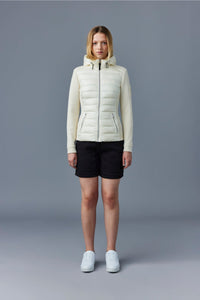 Della quilted hooded jacket - Cream