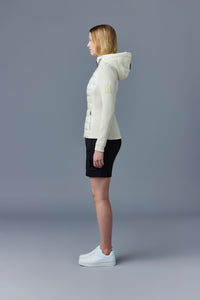 Della quilted hooded jacket - Cream