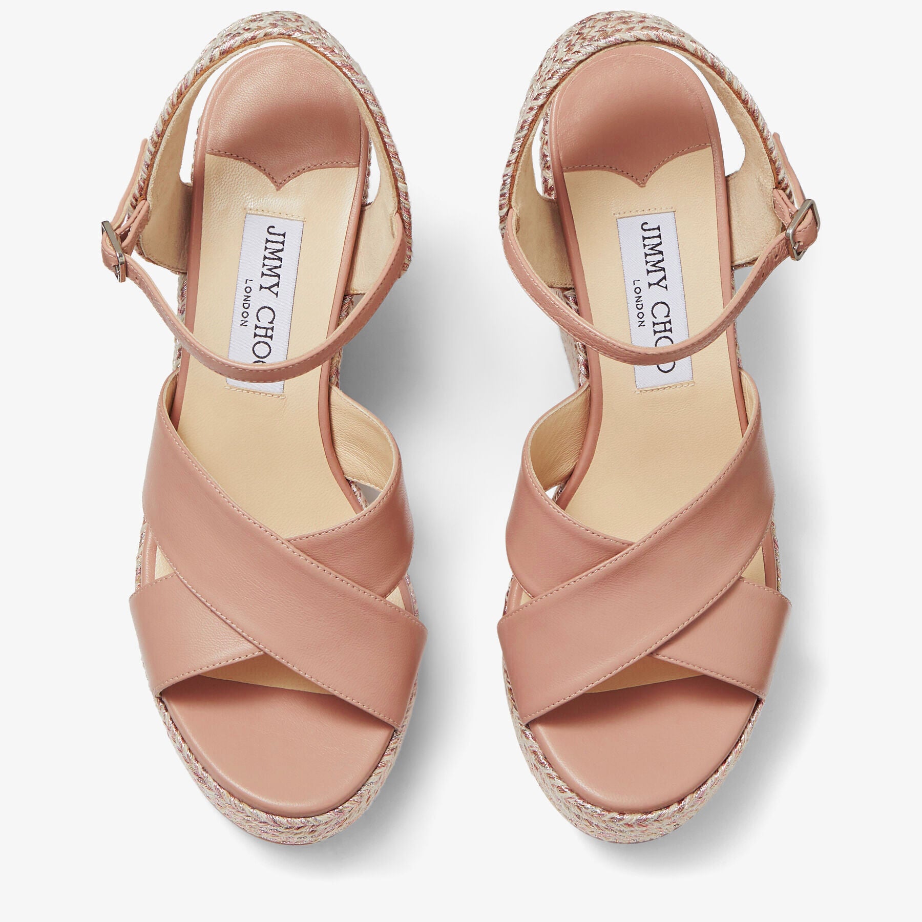 ZNO STOCK 0 / Reco 150 BALLET PINK Casual Wedge DELLENA 100