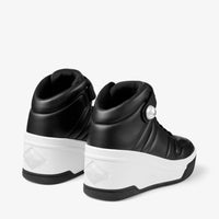 Del 80 platform trainers in leather - Black Mix
