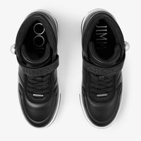 Del 80 platform trainers in leather - Black Mix