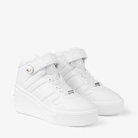 Sneakers Del à plateforme 80 en cuir - White Mix