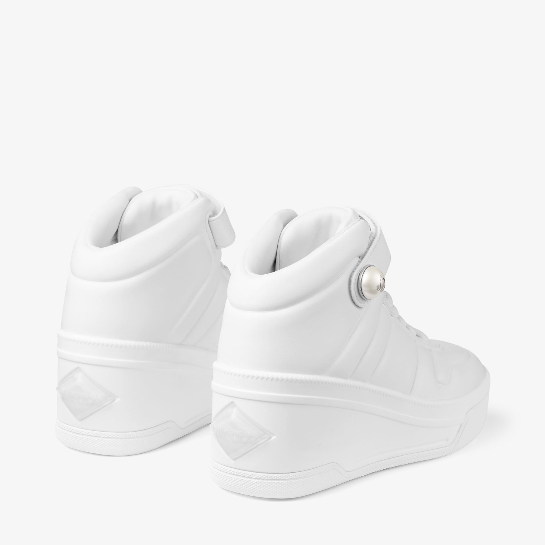 Sneakers Del à plateforme 80 en cuir - White Mix