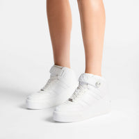 Sneakers Del à plateforme 80 en cuir - White Mix