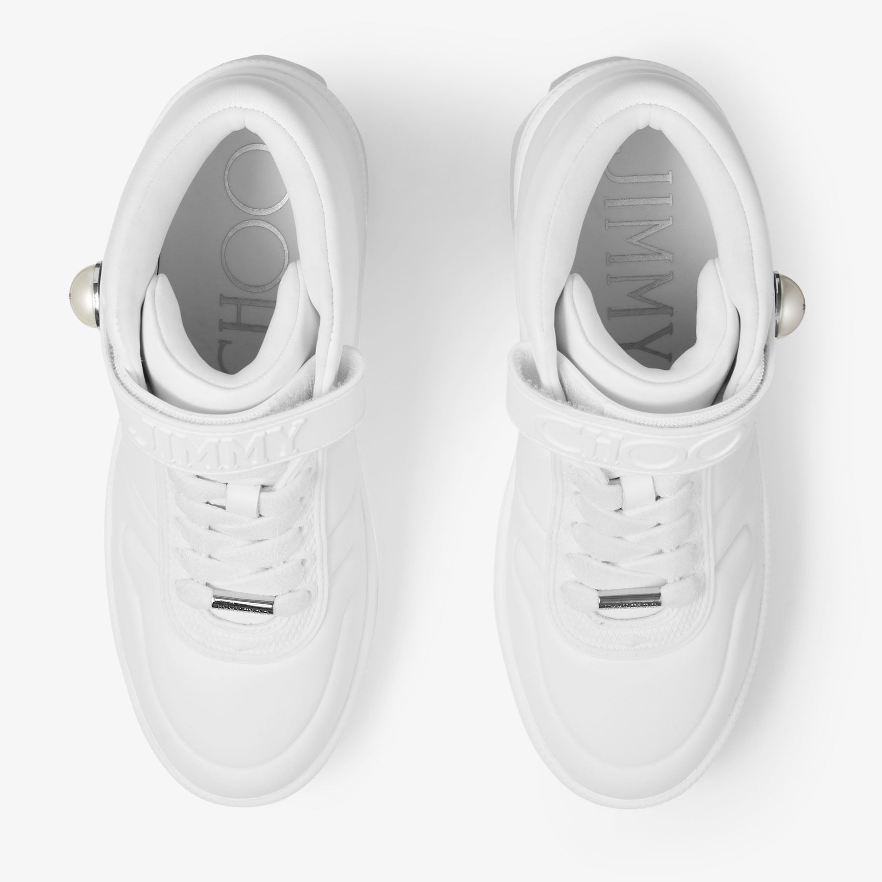 Sneakers Del à plateforme 80 en cuir - White Mix