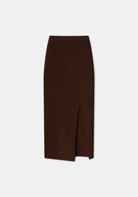 Delos maxi skirt - Chocolate