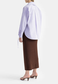 Delos maxi skirt - Chocolate