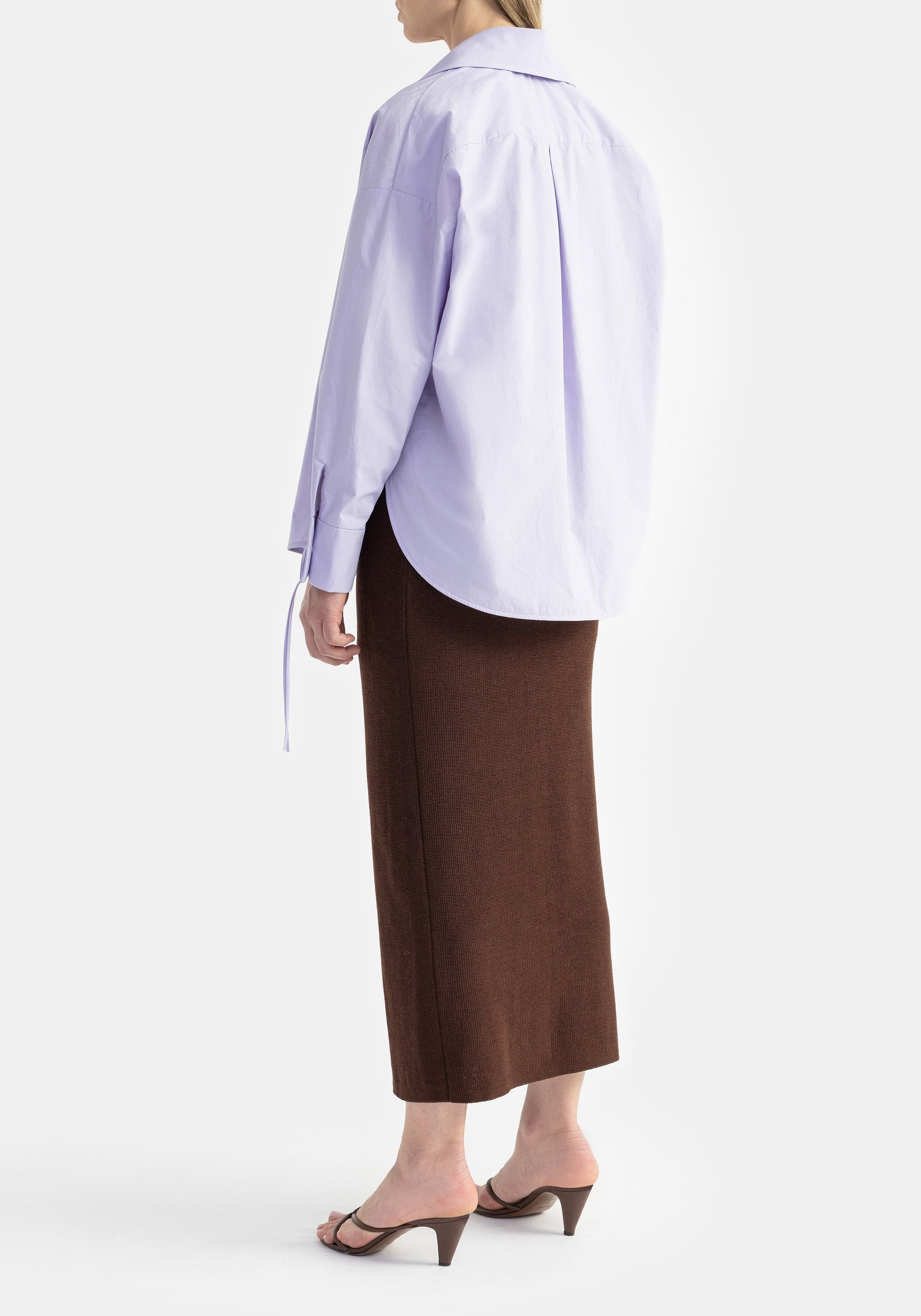 Delos maxi skirt - Chocolate