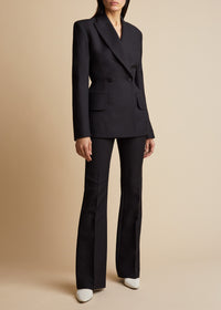 Delphine blazer in wool - Black