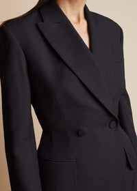 Delphine blazer in wool - Black