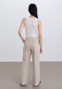 Pantalon Dene ajusté en lin - Limestone