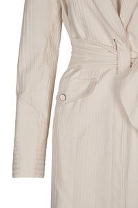 White / Welcome To The City Trenchcoat