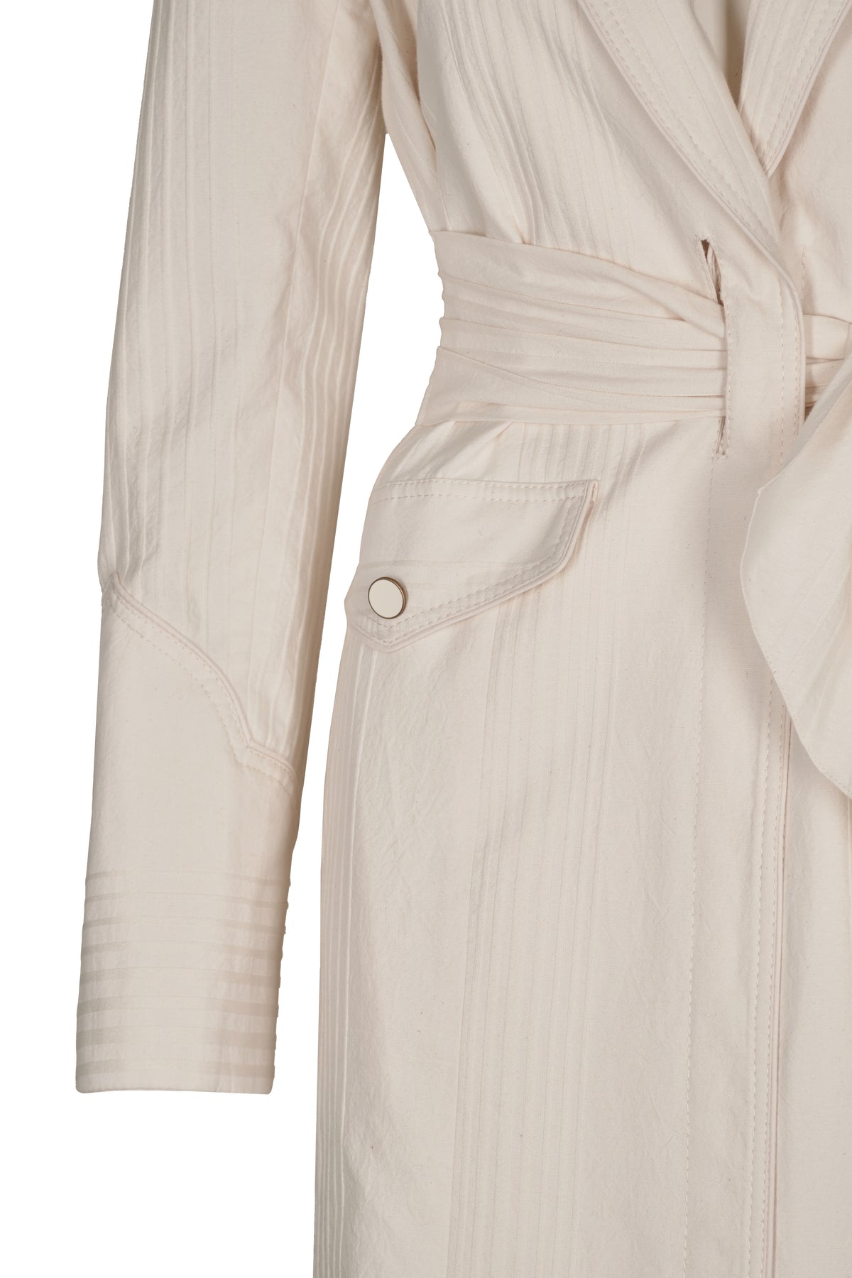 White / Welcome To The City Trenchcoat