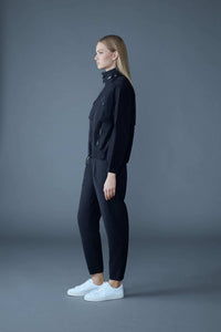 Navy Ladies Rainwear Jacket
